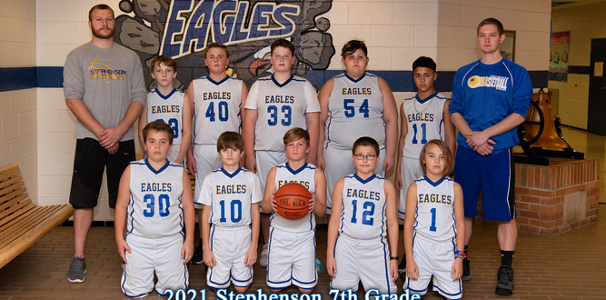 7th grade Boys Basketball Team