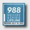 National Suicide Prevention Number 988